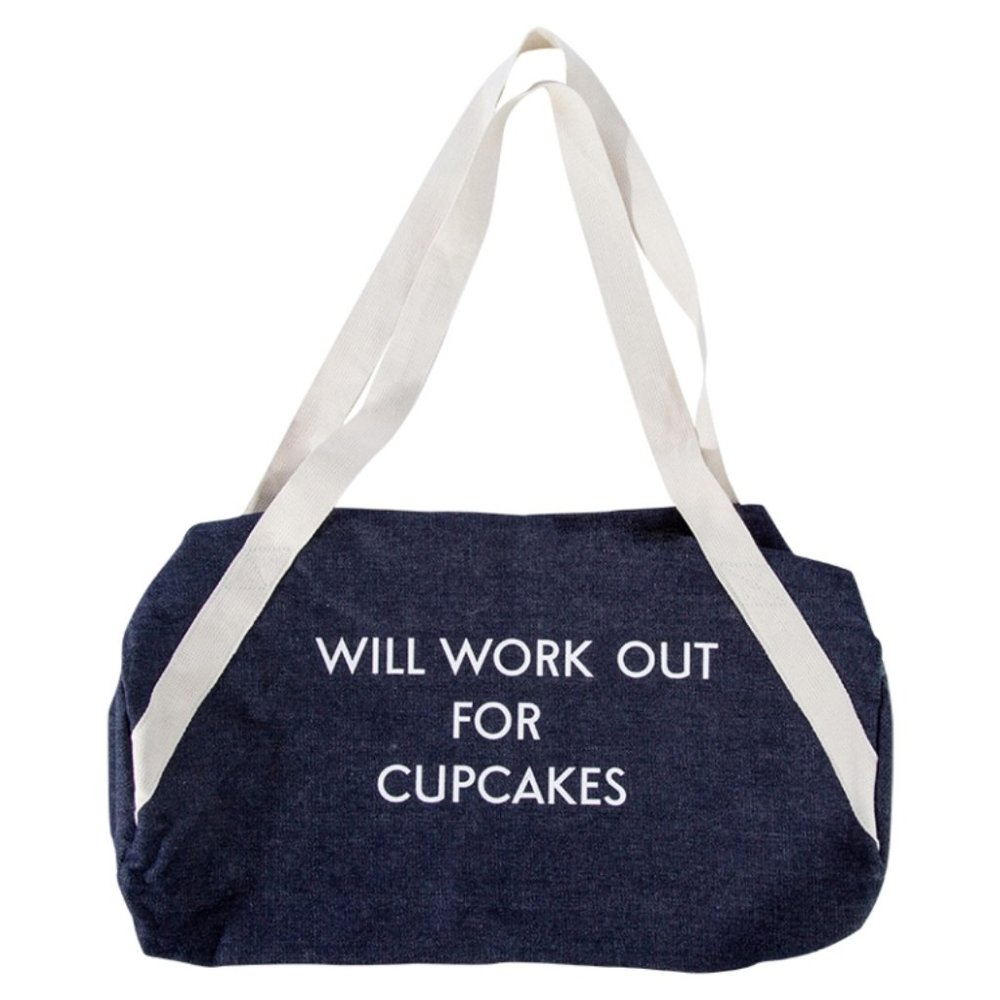 Private Party Denim Gym Bag